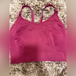 adidas Maroon Sports Bra
